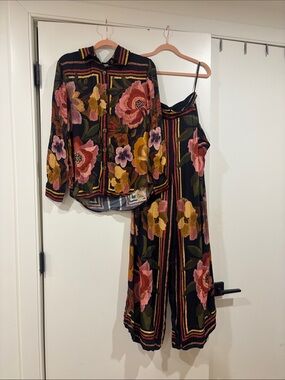 Farm Rio Floral Wide-Leg Set - sold together or separate